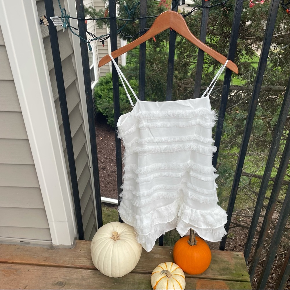 Princess Polly Molina Tiered Fringe Mini Dress - Picture 6 of 8